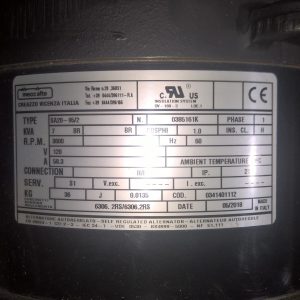 CARRIER COMFORT PRO MECC ALTE 7KW NEW GENERATOR PART# 79-02455-50SV - Image 3